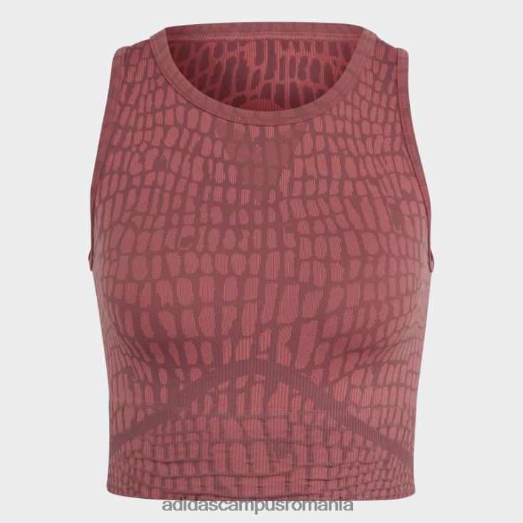 adidas campus romania sutien de susținere ușoară formotion sculpt texturat visiniu femei visiniu/rosu J266N223750