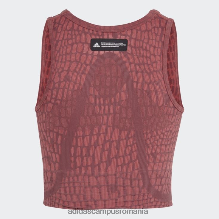adidas campus romania sutien de susținere ușoară formotion sculpt texturat visiniu femei visiniu/rosu J266N223750