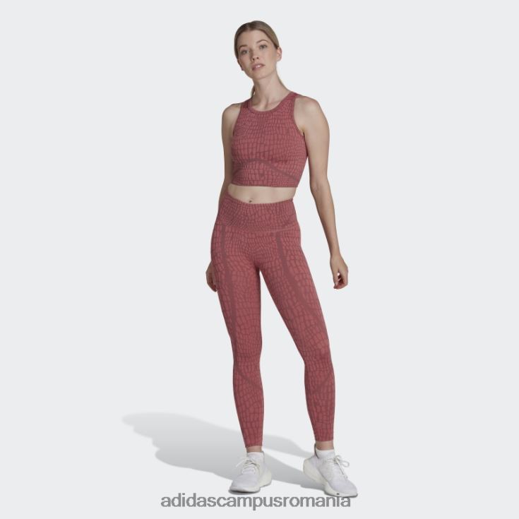 adidas campus romania sutien de susținere ușoară formotion sculpt texturat visiniu femei visiniu/rosu J266N223750