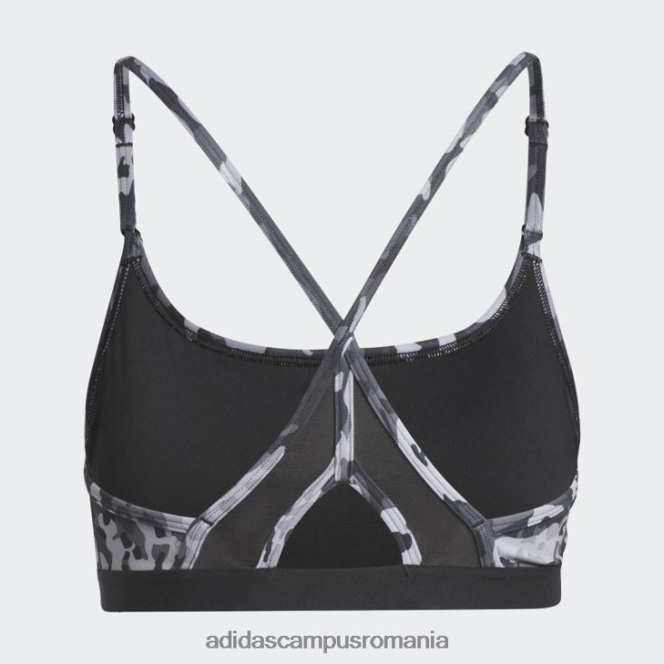 adidas campus romania sutien de sustinere usoara de antrenament aeroreact mgh solid gri femei negru/mgh gri solid J266N223703