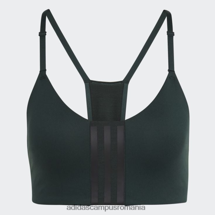 adidas campus romania sutien de sustinere usoara pentru antrenament aeroimpact verde femei verde/negru J266N223723