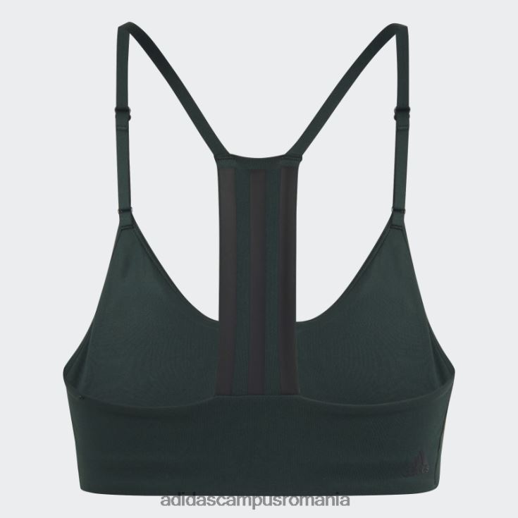 adidas campus romania sutien de sustinere usoara pentru antrenament aeroimpact verde femei verde/negru J266N223723