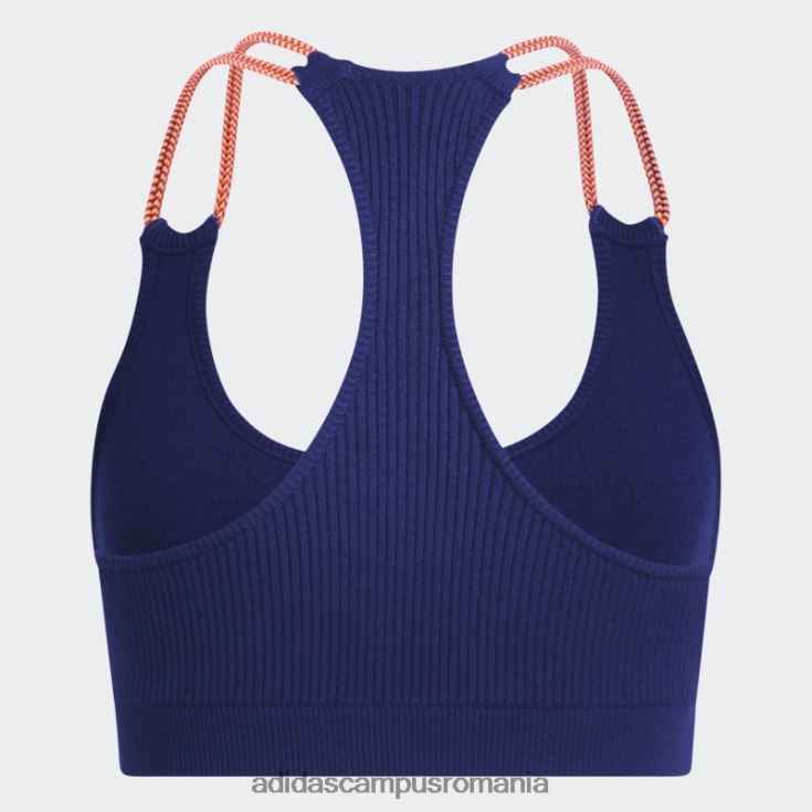 adidas campus romania sutien din tricot indigo femei indigo J266N222499