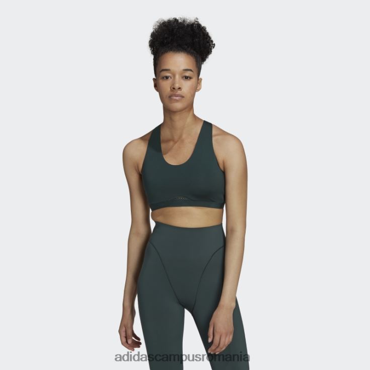 adidas campus romania sutien eqt cu suport mediu de antrenament verde femei verde J266N223747