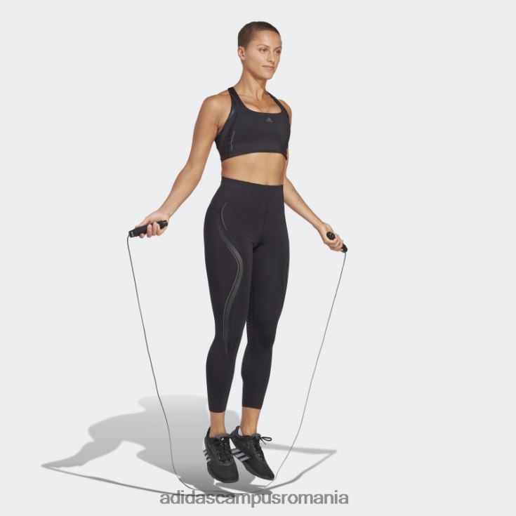 adidas campus romania sutien hiit negru powerimpact luxe de antrenament cu suport mediu femei negru/carbon J266N223734