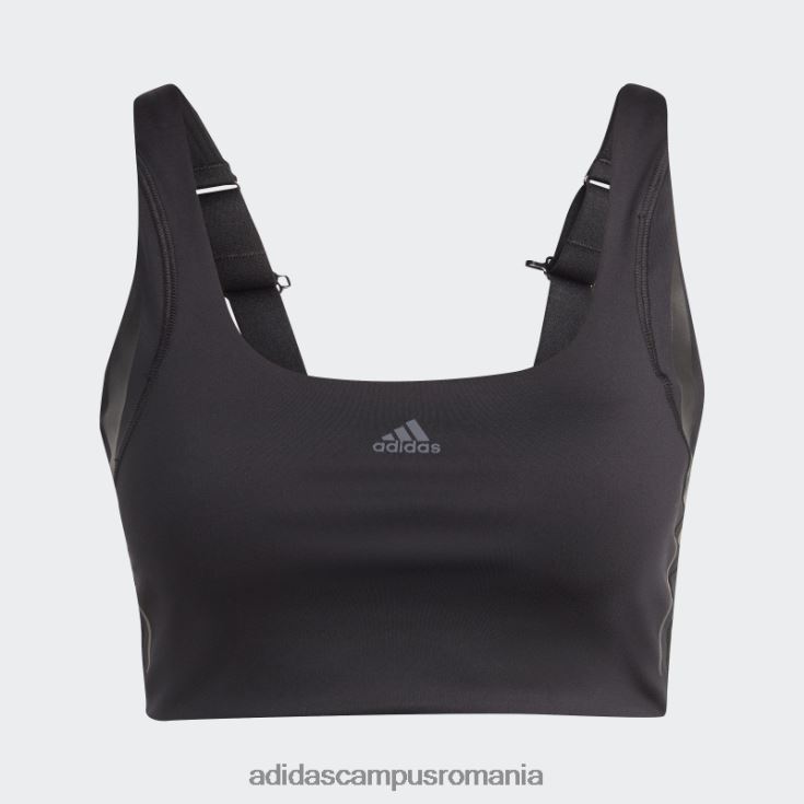 adidas campus romania sutien hiit negru powerimpact luxe de antrenament cu suport mediu femei negru/carbon J266N223734