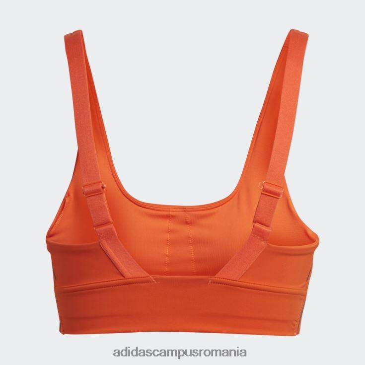 adidas campus romania sutien hiit portocaliu powerimpact luxe antrenament cu suport mediu femei portocaliu/carbon J266N223735