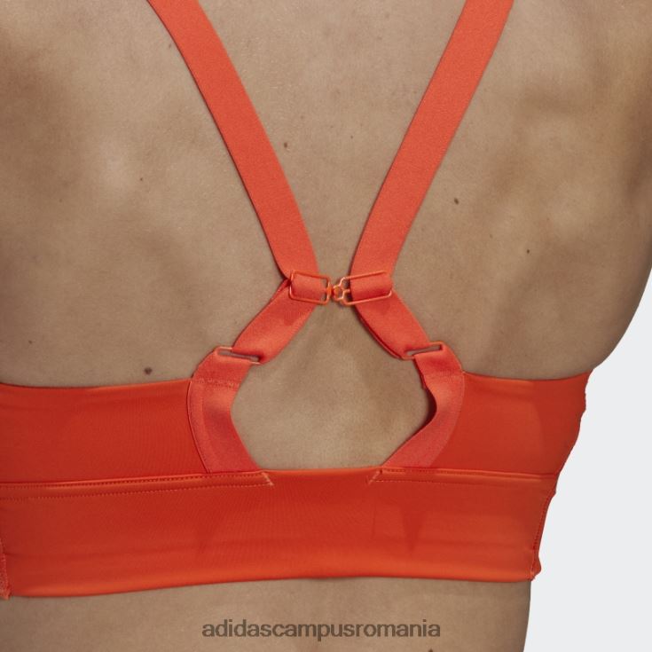 adidas campus romania sutien hiit portocaliu powerimpact luxe antrenament cu suport mediu femei portocaliu/carbon J266N223735
