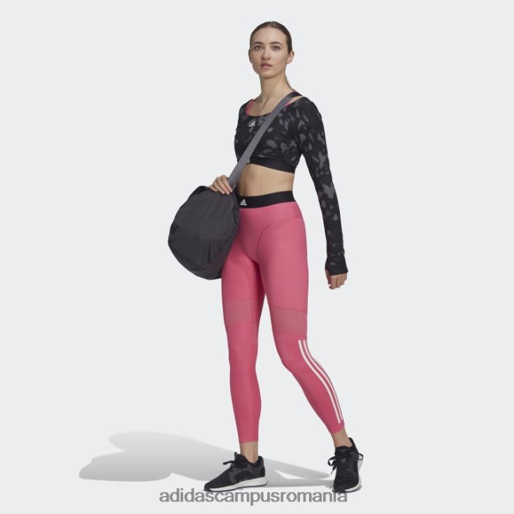 adidas campus romania sutien hyperglam cu suport mediu de antrenament magenta powerreact adidas femei magenta/alb J266N223727