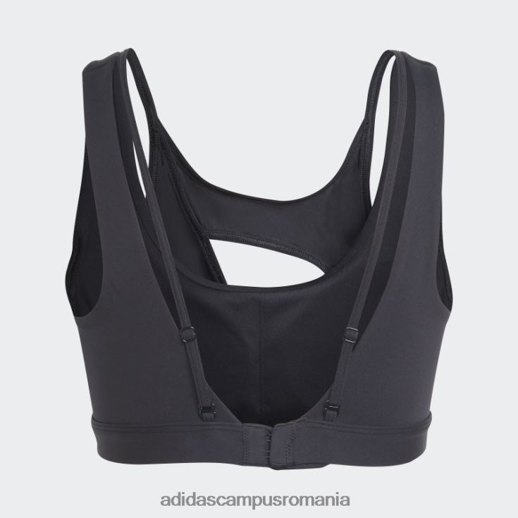 adidas campus romania sutien negru powerimpact luxe cu suport mediu femei negru/albastru met J266N223800