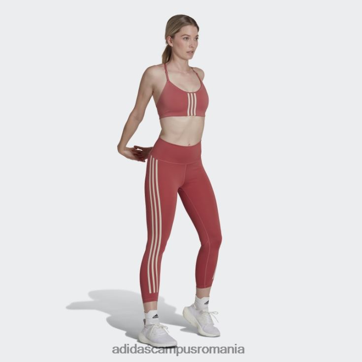 adidas campus romania sutien roșu de susținere luminoasă pentru antrenament aeroimpact adidas femei roșu/aluminiu J266N223739