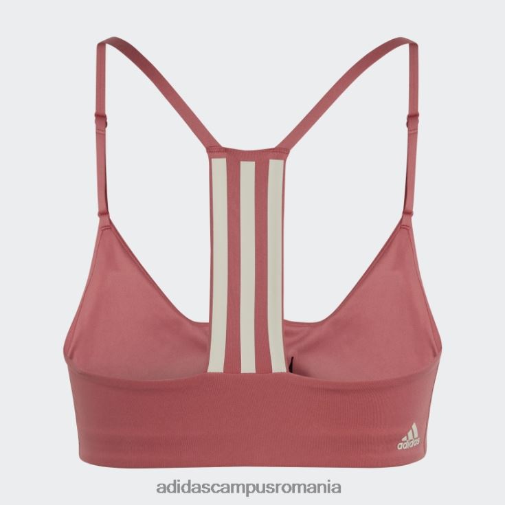 adidas campus romania sutien roșu de susținere luminoasă pentru antrenament aeroimpact adidas femei roșu/aluminiu J266N223739