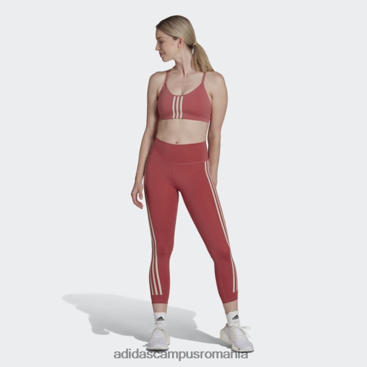 adidas campus romania sutien roșu de susținere luminoasă pentru antrenament aeroimpact adidas femei roșu/aluminiu J266N223739