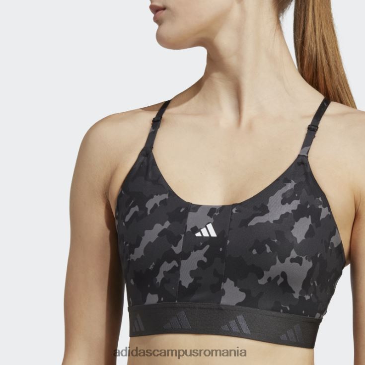 adidas campus romania sutien techfit gri aeroreact de antrenament adidas femei gri/carbon J266N223799
