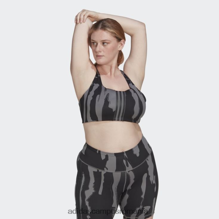 adidas campus romania thebe magugu antrenament sutien mediu suport (plus size) gri adidas femei gri J266N223322