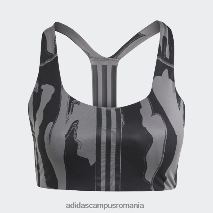 adidas campus romania thebe magugu antrenament sutien mediu suport (plus size) gri adidas femei gri J266N223322