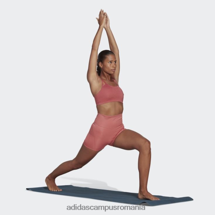 adidas campus romania yoga luxe studio sutien de foc cu susținere luminoasă roșu femei roșu J266N223720