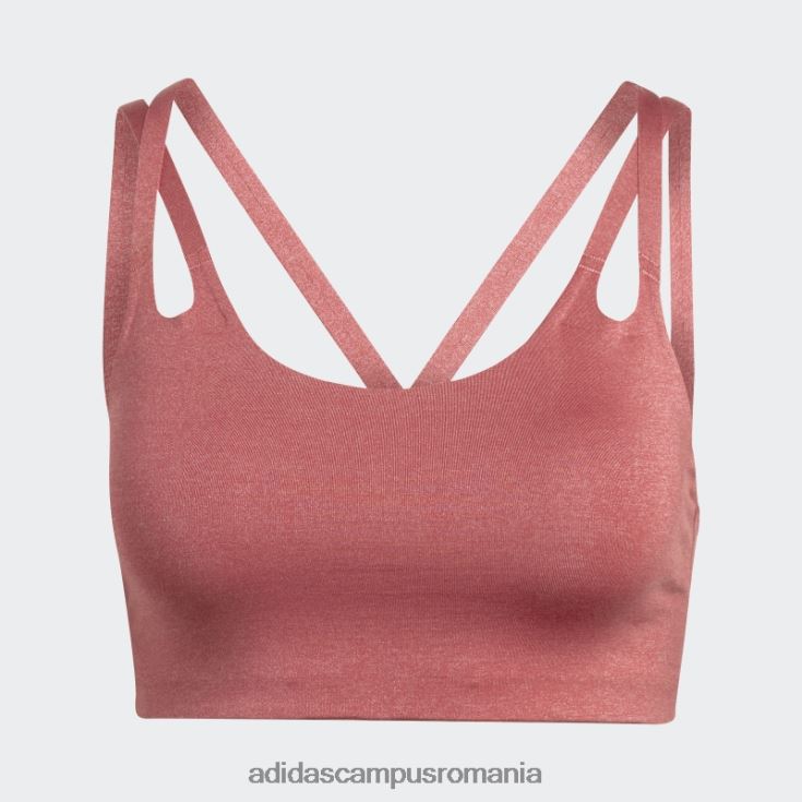 adidas campus romania yoga luxe studio sutien de foc cu susținere luminoasă roșu femei roșu J266N223720