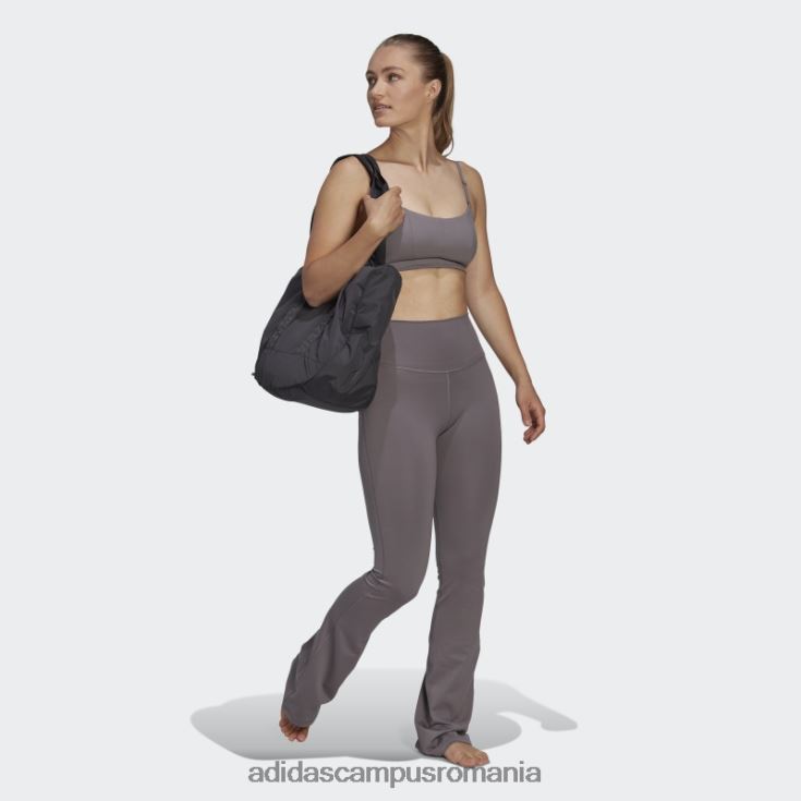 adidas campus romania yoga studio sutien de susținere luminoasă trace gri femei urmă gri J266N223749