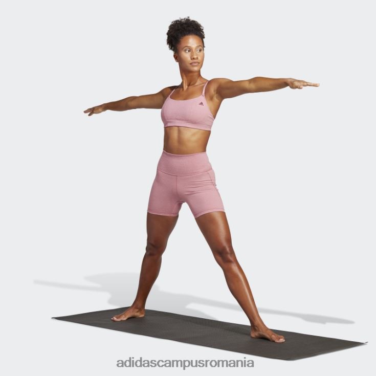 adidas campus romania yoga studio sutien de sustinere luminoasa roz mel femei roz mel/rosu J266N223743