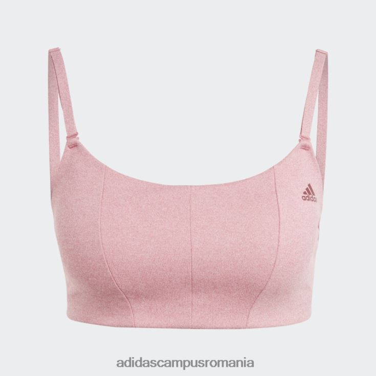 adidas campus romania yoga studio sutien de sustinere luminoasa roz mel femei roz mel/rosu J266N223743