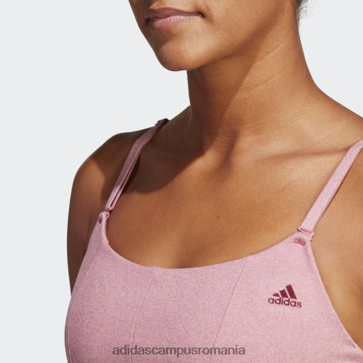 adidas campus romania yoga studio sutien de sustinere luminoasa roz mel femei roz mel/rosu J266N223743
