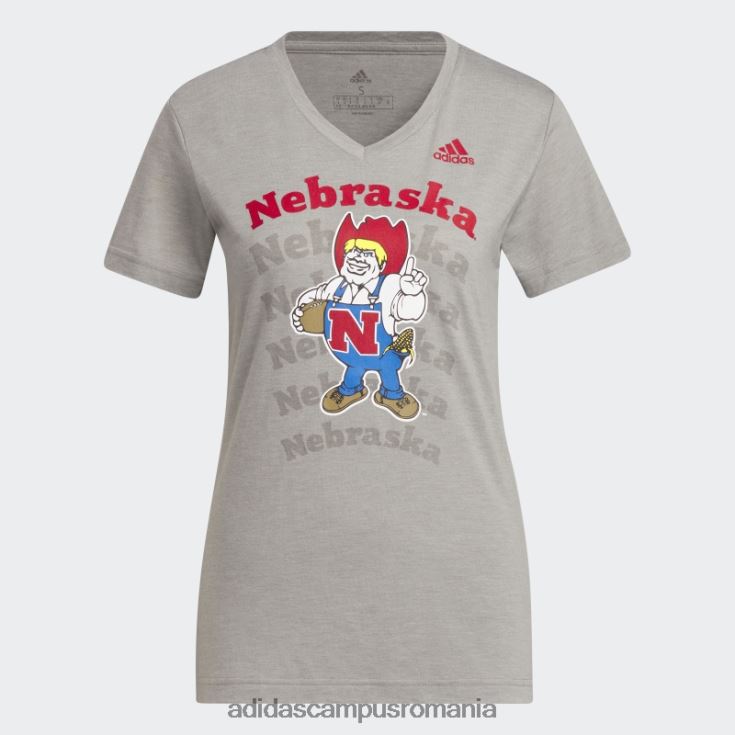 adidas campus romania Core Heather cornhuskers tee femei miez heather/multi J266N222745