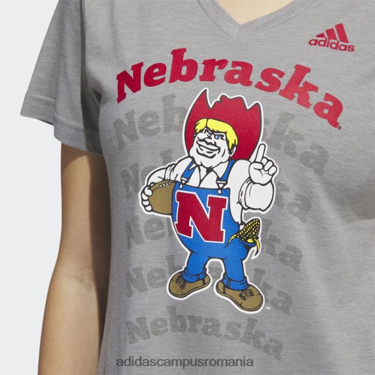 adidas campus romania Core Heather cornhuskers tee femei miez heather/multi J266N222745