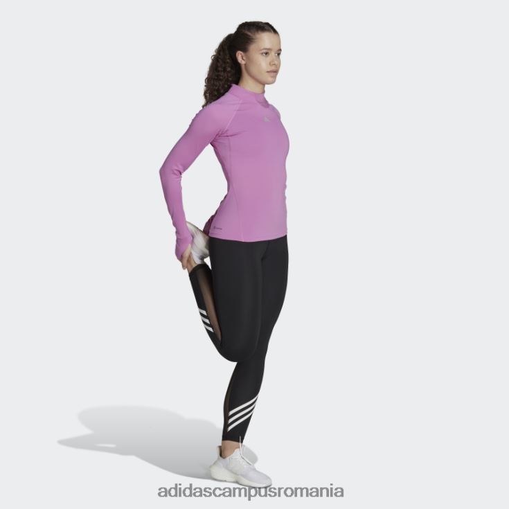 adidas campus romania Top de antrenament cald cu mânecă lungă techfit aeroready lila femei liliac J266N222604