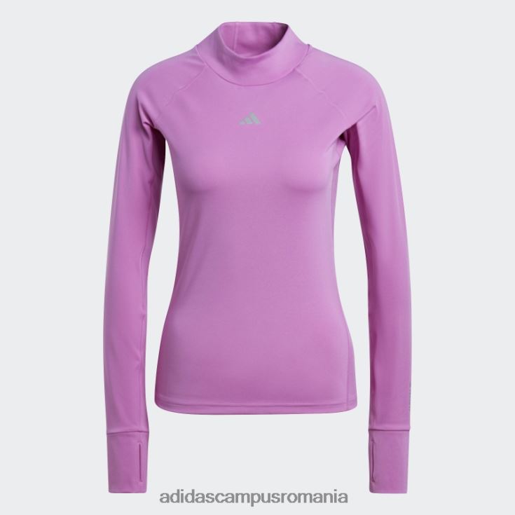 adidas campus romania Top de antrenament cald cu mânecă lungă techfit aeroready lila femei liliac J266N222604