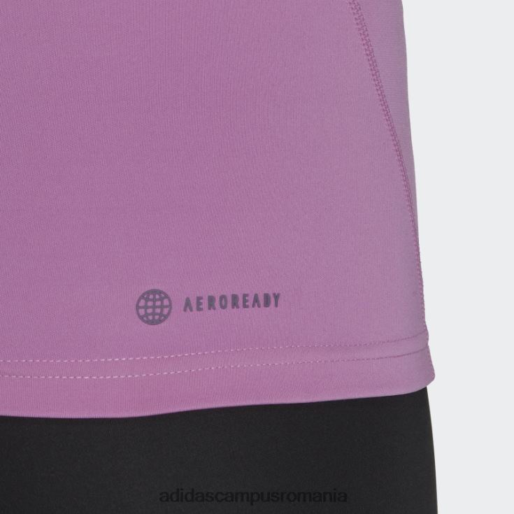 adidas campus romania Top de antrenament cald cu mânecă lungă techfit aeroready lila femei liliac J266N222604