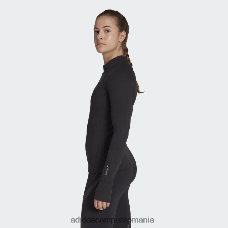 adidas campus romania Top de antrenament cald cu mânecă lungă techfit aeroready negru femei negru J266N222489