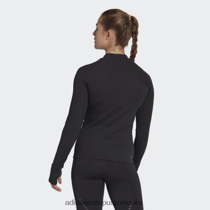 adidas campus romania Top de antrenament cald cu mânecă lungă techfit aeroready negru femei negru J266N222489