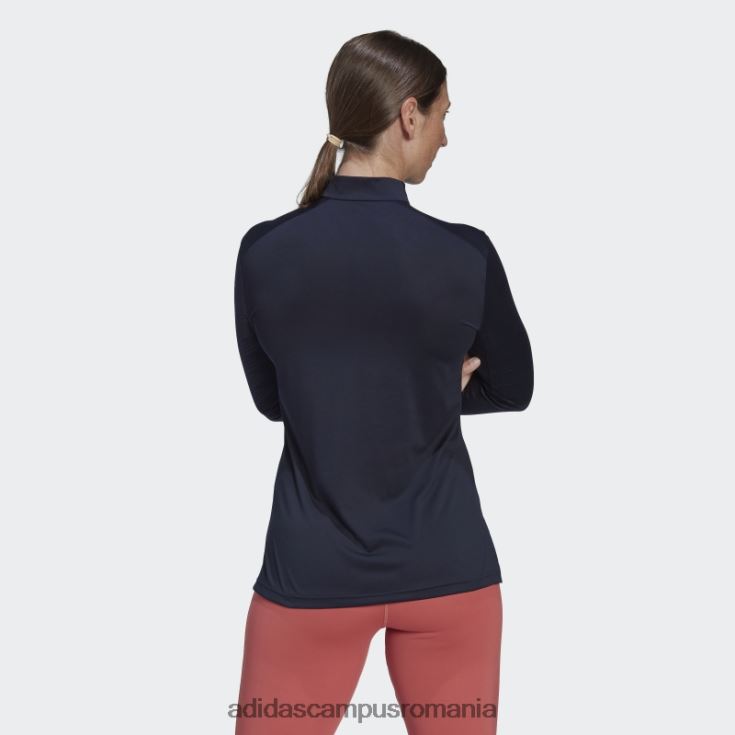 adidas campus romania Tricou cu jumătate de fermoar multiplu ink terrex femei cerneală J266N222690