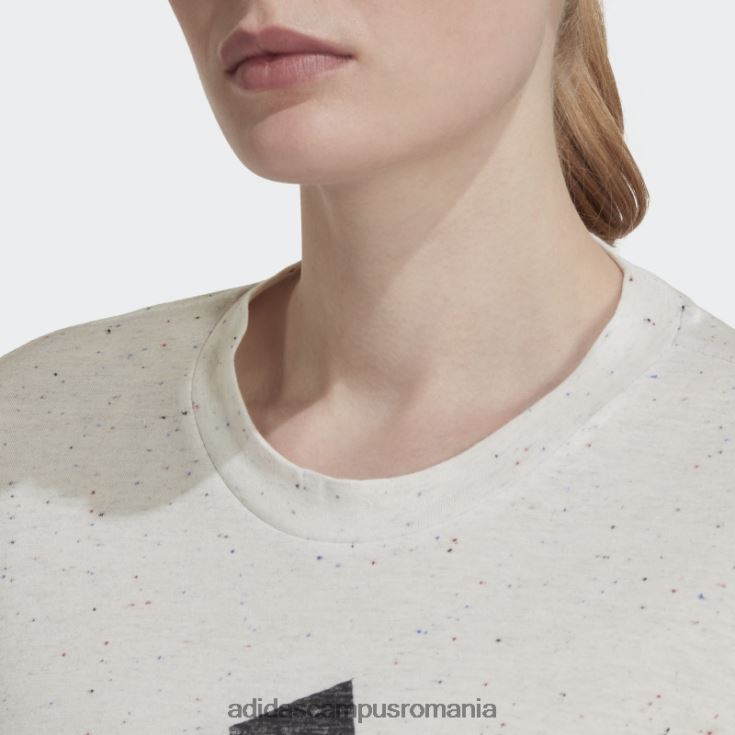 adidas campus romania Tricou cu mânecă lungă pentru viitorii icoane winners 3.0, alb melange femei melange alb J266N222556