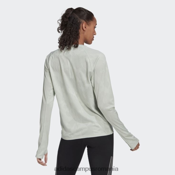 adidas campus romania făcut pentru a fi refăcut alergare tricou cu mânecă lungă verde adidas femei verde J266N222560