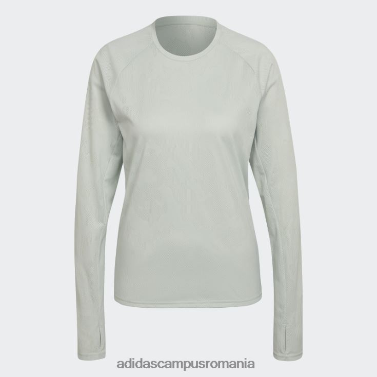adidas campus romania făcut pentru a fi refăcut alergare tricou cu mânecă lungă verde adidas femei verde J266N222560