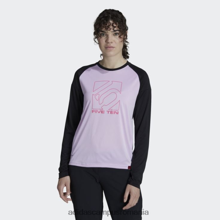 adidas campus romania five ten tricou cu mânecă lungă bca tee lila femei liliac J266N222807