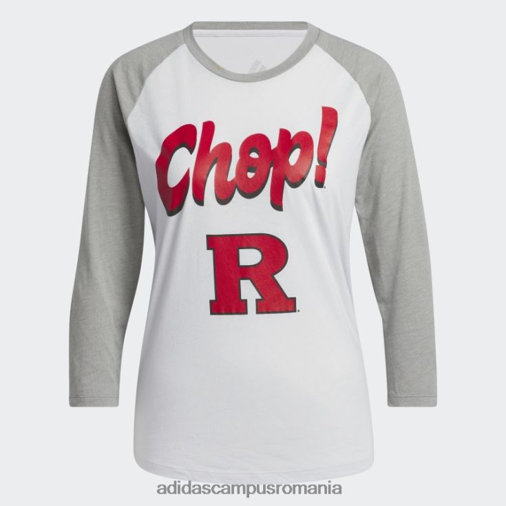adidas campus romania ncaa-rut-7a4-1 Tricou de baseball cu mânecă 3/4 femei gri/hether/ncaa-rut-7a4-1 J266N222902