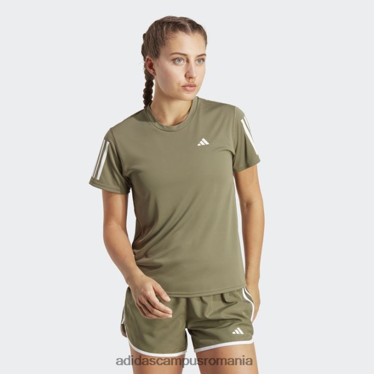 adidas campus romania olive deține tricou-ul de alergare femei măsline J266N222444