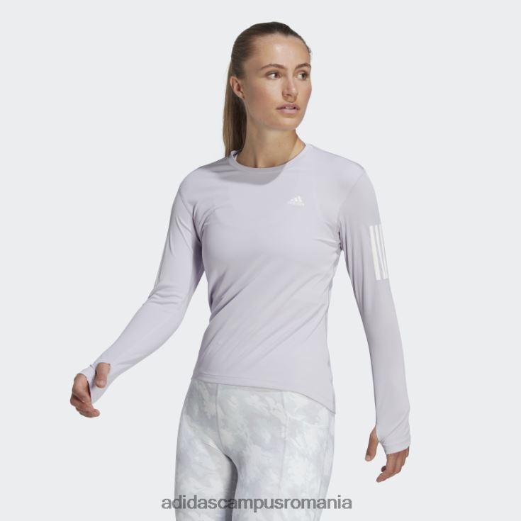 adidas campus romania own the run tricou cu mânecă lungă silver Dawn adidas femei zori argintii J266N222488