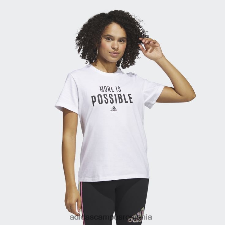 adidas campus romania posibil tee alb femei alb/branded-add-m12 J266N222639