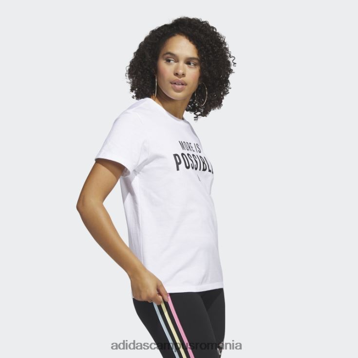 adidas campus romania posibil tee alb femei alb/branded-add-m12 J266N222639