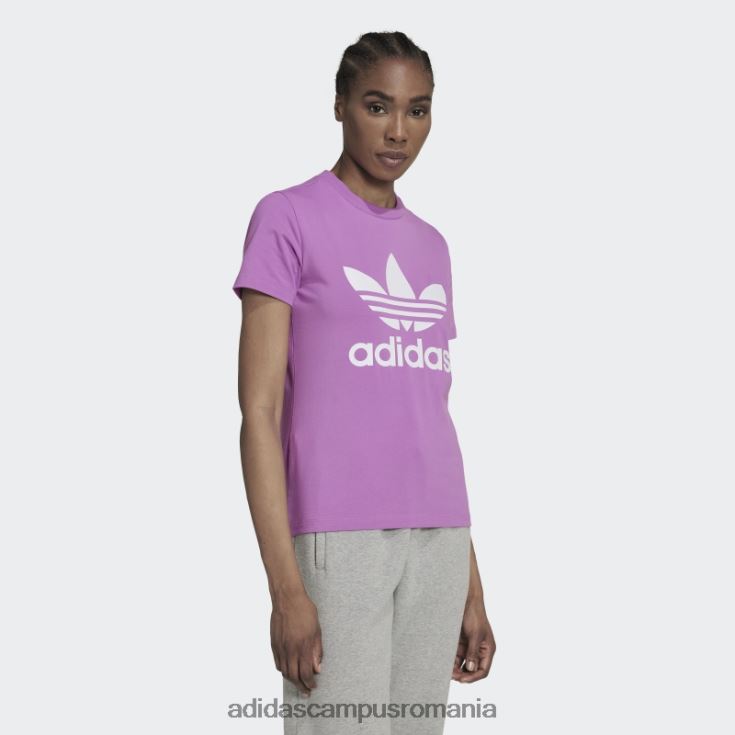 adidas campus romania tricou adicolor classics trefoil lila adidas femei liliac J266N222656
