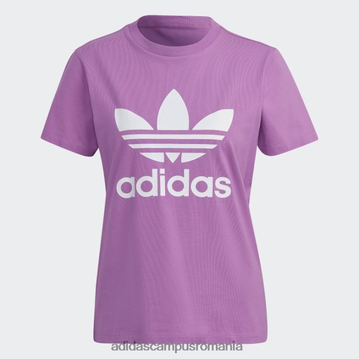 adidas campus romania tricou adicolor classics trefoil lila adidas femei liliac J266N222656