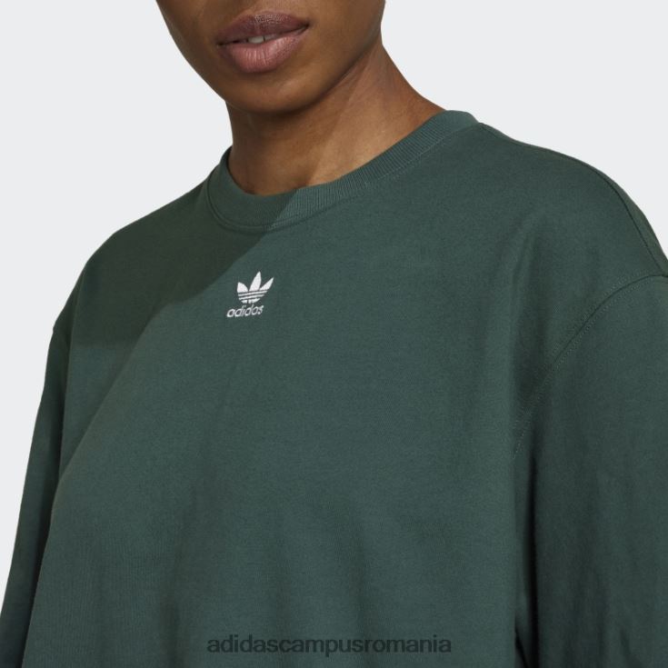 adidas campus romania tricou adicolor essentials verde mineral femei verde mineral J266N222657
