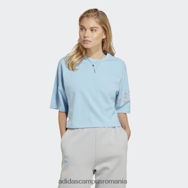 adidas campus romania tricou adicolor neuclassics albastru adidas femei albastru J266N222740