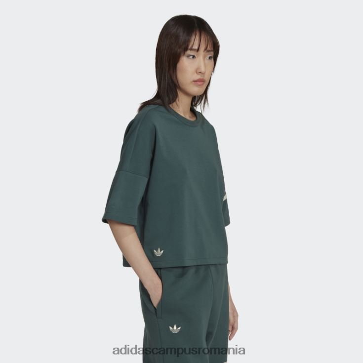adidas campus romania tricou adicolor neuclassics verde mineral adidas femei verde mineral J266N222452