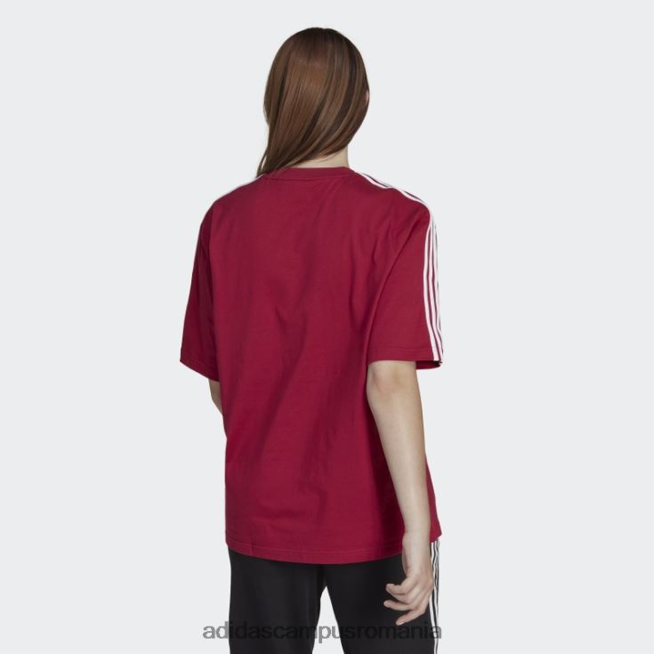 adidas campus romania tricou adicolor trefoil burgundy femei Burgundia J266N222982