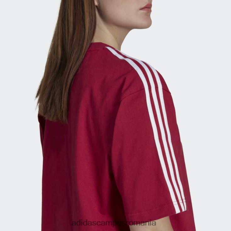 adidas campus romania tricou adicolor trefoil burgundy femei Burgundia J266N222982